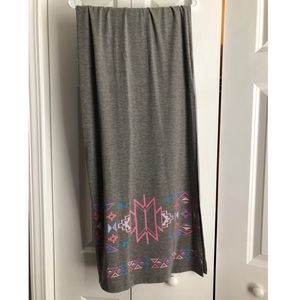 Grey maxi skirt size L BNWOT never worn $16